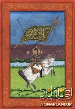 نگاره ای قدیمیاز حضرت ابالفضل العباس